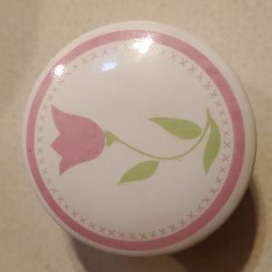 Candle/Trinket Porcelain Box